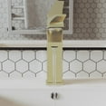 thumbnail image 5 of Voltaire Single Hole, Single-Handle, Bathroom Faucet in Brushed Gold, 5 of 10