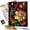 Flower, variant on JYLMOOD Paint by Numbers Kit for Adults Beginner with Wooden Frame, Easy DIY Flower Oil Painting Kits On Canvas for Gift Home Wall Decor 12x16 Inch