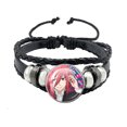 thumbnail image 3 of BlUE LOCK Cosplay Personaje de Anime Isagi Yoichi Chigiri Bachira pulsera de cuero con cabujón de cristal de dibujos animados para regalo para un amigo, 3 of 5