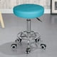 thumbnail image 4 of 2 Sillas de bar taburete celosía redondo ajustable con ruedas ilios innova  Azul brillante, 4 of 9