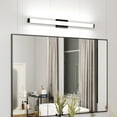 thumbnail image 5 of Black Modern Bathroom Light Fixtures Over Mirror 41 Inch LED Vanity Lights Bar For Bath, 5 of 9