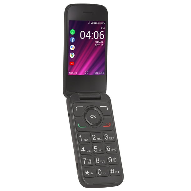 Alcatel My Flip 2 TCL Tracfone Black 4 GB Prepaid Flip phone