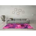 thumbnail image 3 of Ahgly Company Indoor Rectangle Patchwork Pink Transitional Area Rugs, 2' x 3', 3 of 4