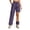 Purple, variant on Women's Convertible Casual Pants, Windproof Travel Ready, Versatile Everyday, Comfortable Trousers