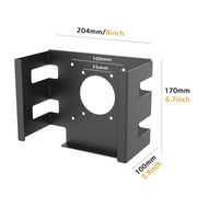 Under Desk Mount for Studio Mount Secure Hide Under Desk Mount Desk Mounting Computer Host Stand for Studio Mount