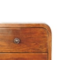 thumbnail image 5 of Lesuto Floating Mini Chestnut nightstand - Minimalist Style, Wood, 2 Drawers, 5 of 12