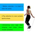 thumbnail image 3 of 2PCS Rope Skipping Soft Jump Rope Plastic Jump Rope Adjustable Tangle Free Cotton Skipping Ropes for Men Women Kids Ideal for Speed Jumping Training Workout Weight Loss Keeping Fit, Blue Orange, 3 of 7