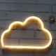 thumbnail image 3 of Letreros de neón LED, luz nocturna decorativa de pared de nube para dormitorio, habitación de niños, decoración del hogar, luz de neón alimentada por batería y enchufe USB (NECLD), 3 of 5
