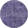 thumbnail image 1 of Ahgly Company Indoor Round Abstract Purple Abstract Area Rugs, 6' Round, 1 of 6
