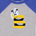 thumbnail image 4 of Inktastic Cute Bee Initial B Boys or Girls Baby Bodysuit, 4 of 5