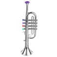 thumbnail image 4 of Dosaele Trombone Trumpet Toy Toy Musical Instrument Child 37.00X8.80X8.80CM Silver, 4 of 8