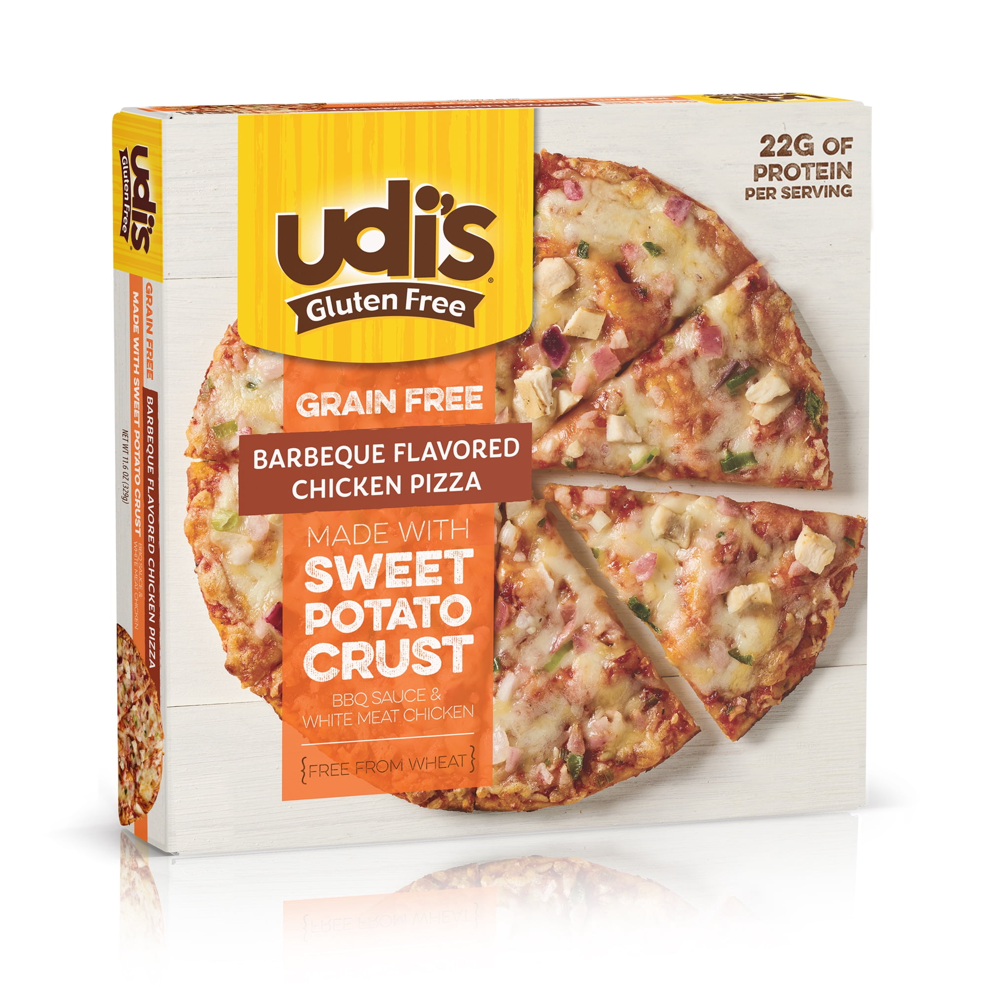 Udi S Grain Free Frozen Meal Barbeque Flavored Chicken Pizza 11 Oz Walmart Com Walmart Com