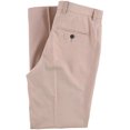 thumbnail image 2 of Perry Ellis Mens Slim Fit Essentials Casual Trouser Pants, Pink, 33W x 32L, 2 of 3