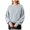 Grey, variant on Women's Floral Sweaters Winter Oversized Tops | Long Lantern Sleeve Pullover, Neck,Drop Shoulder, Ribbed Details, Stretchy Knit , 2026 Fashion (Sky Blue, M)