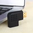 thumbnail image 1 of Right Turn  Connector,  Female Adapter Connector Extender  Angled Adapter,  Male To Female Adapter For HDTV, 1 of 5