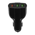 thumbnail image 1 of Rápido Para Coche 2x3.0 Soporte Para De Coche 3USB Salida Cola Cargador de corriente USB triple para coche, 1 of 6