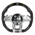 thumbnail image 3 of Steering Wheel Led Steering Wheel Steering Wheel Replacement For  Performance Carbon Fiber LED Digital Steering Wheel Fit For MercedesBenz A B C E S G GLc GLE Class C63 E63 S63, 3 of 8