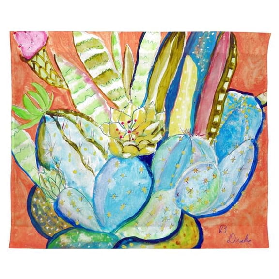 Betsy Drake TP754 24 x 30 in. Cactus Wall Hanging
