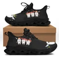 thumbnail image 1 of Zapatos de trabajo morados para mujer, estilo dentista, enfermera, planos, deportivos, con suela exterior, informales, para correr y correr, para verano, 1 of 6