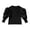 Black, variant on Girls Ribbed Knit Long Sleeve Top Round Neck Puff Sleeve Casual Blouse Everyday School Fall Winter Top