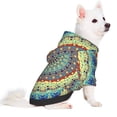 thumbnail image 2 of Bingfone Round Mandala1 Dog Clothes Hoodie, Pet Winter Coat,Puppy Sweatshirts For Small Dogs Boy Girl,Suitable For All Breeds-Xx-Large, 2 of 8