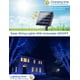 thumbnail image 4 of Luces solares en cadena BHCLIGHT 200 LED 80 m azul y blanco, paquete de 2, 4 of 7