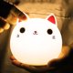 thumbnail image 3 of Luz nocturna de gato de silicona colorida Rawiri, 3 of 5