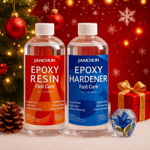 Crystal Clear Epoxy Resin Kit 32OZ, Bubble-Free, Anti-Yellowing, Self Leveling pour Resin Epoxy, Easy Mix 1:1 Coating and Casting Resin for Table Top,Tumbler Crafts, Art and Craft Kit