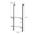 thumbnail image 7 of Yamazaki Home Over-the-Door Fitness Equipment Hanger, Black, Steel, Supports 5.5 pounds, Over-the-Door, 7 of 7
