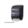 San Jamar Electronic Touchless Roll Towel Dispenser, 11.75 x 9 x 15.5, Black Pearl -SJMT1390TBK