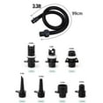 thumbnail image 3 of Universal SUP Pump Adapter Hose with 7 Nozzles - Fits Most Paddle Board & Inflatable Boat Pumps - 0.9" Inner Diameter Quick Connect Air Valve Kit - Heavy Duty Swivel Threaded Connector, 3 of 8