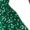 Green, variant on EASYBRA Womens Floral V Neck Midi Dress Pleated High Waist Mid Sleeve Summer Casual Dress
