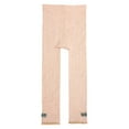 thumbnail image 4 of DuoJiaJ Girls High Waist Stretch Bow Lace Trim Leggings Soft Comfortable Everyday Wear Outfit Girls Wide Leg Pants Size 5-6 Years,Beige, 4 of 4