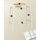 thumbnail image 4 of VASAGLE Taburete de bar, Juego de 2, Sillas de Bar, Sillas de Cocina con Estructura de Metal, Fácil Montaje, con Reposapiés, para Cocina, Salón, Comedor, Beige Roble y Blanco Clásico, 4 of 4