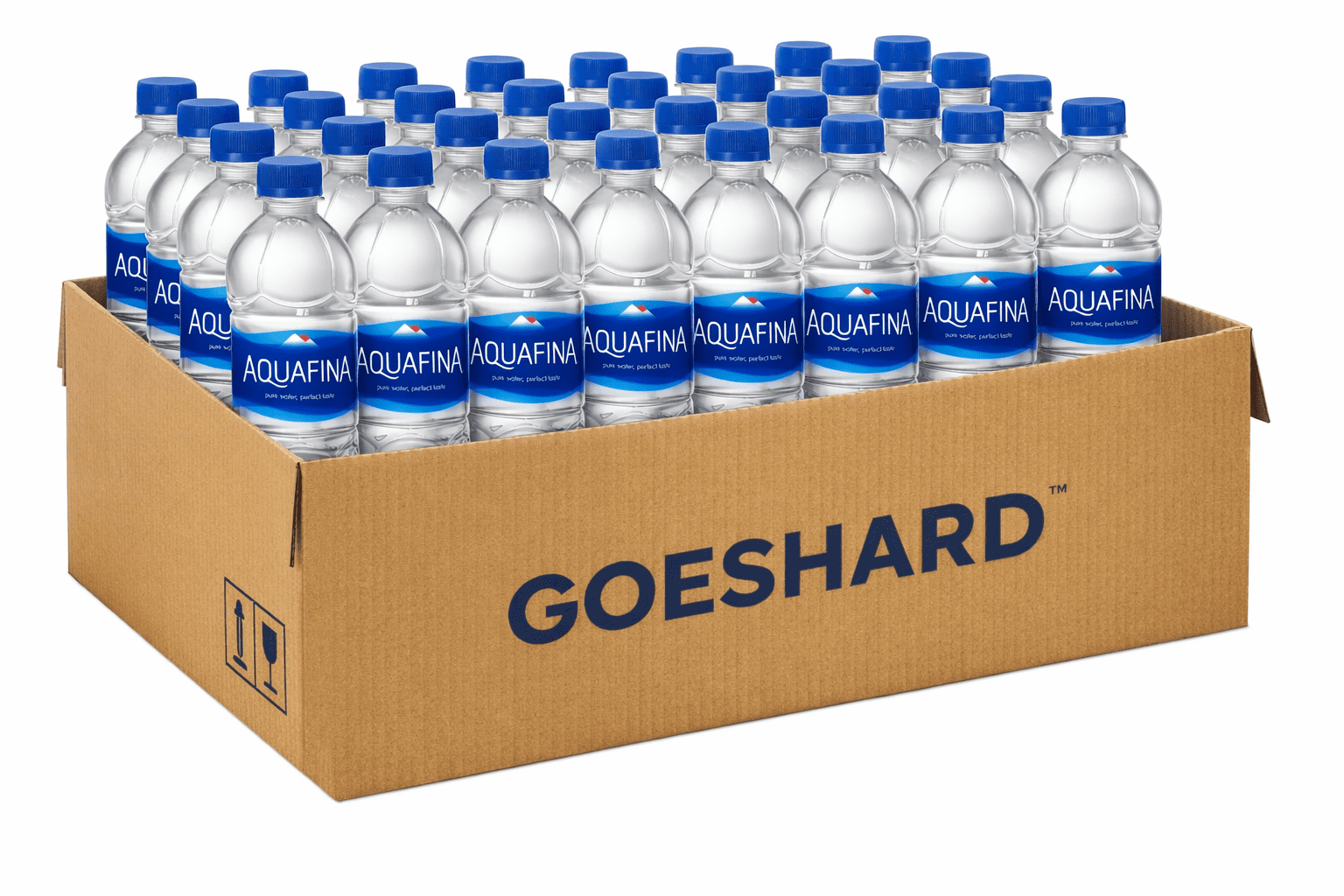 Aquafina Bottled Water, 16.9 Ounce (24 Bottles) -