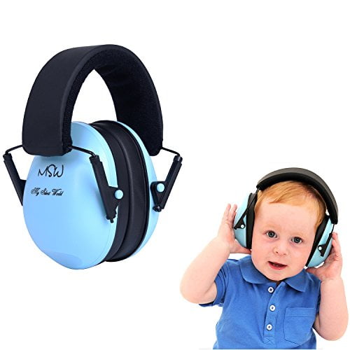 Baby Earmuffs Hearing Protectors Adjustable Headband Ear Defenders for Children Infants from 3