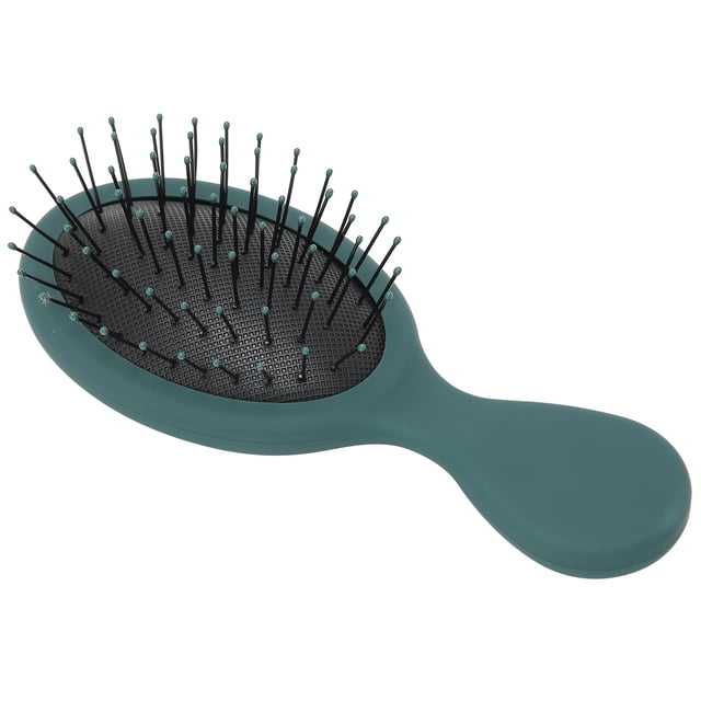 Mini Hair Detangler Brush, Hair Styling Comb Restore Natural Shine Air Cushion Hairbrush for Natural Curly Hair for Adults for Kids Black,Light Coffee,Black Green,Cameo Brown