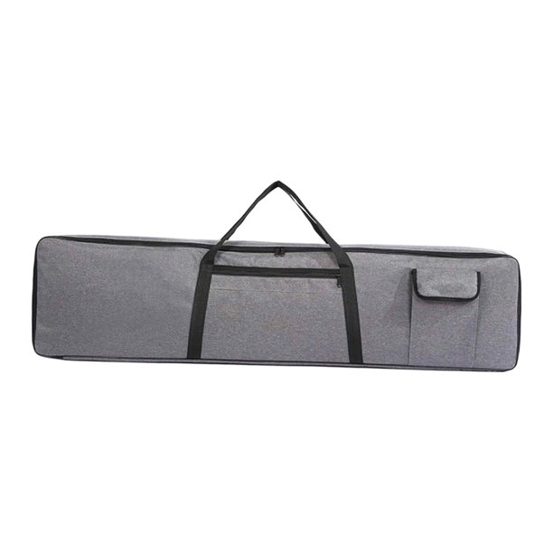 Funda para teclado, estuche para piano eléctrico con correa para el hombro, cómoda y plegable, acolchada para viajes, estudio de música y conciertos. 61 teclas M