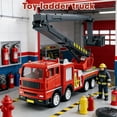 thumbnail image 6 of 1:1 Scale Fire Ladder Truck Toy With Extendable Ladder, Realistic Details & Movable Parts, Ideal For Imaginative , Indoor & Outdoor Play For Family, Toddlers & Kids Of, 6 of 6