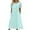 A-Blue65, variant on XIAOCHA Women's Eyelet Dress Loose Pleated Pocketed Short Sleeves Crewneck Midi Dress Breathable Casual Everyday Dresses