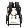 thumbnail image 2 of Sikiie Gnomes Honey Bee Clear Backpack, Transparent Bookbag for School for Women Men, Capacity Clear Bag for College, Travel, 2 of 7