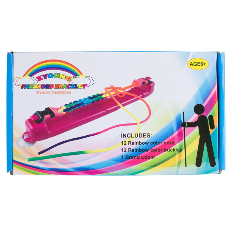 Paracord & Buckles Combo Kit - Rainbow