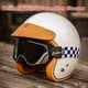 thumbnail image 2 of Casco de motocicleta retro más nuevo de 2024, gafas de protección contra el viento, casco abierto, casco de scooter, casco de moto, cascos de motocicleta vintage, 2 of 5