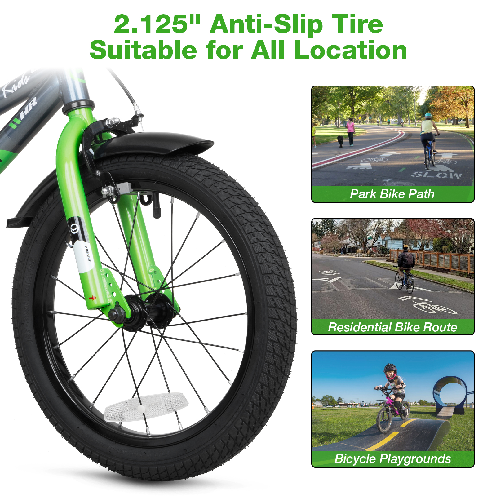 Hykolity Kids Bike 16 Inch BMX Freestyle photo 2