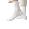 thumbnail image 4 of OWNTIDE 5-Pack Men's Dress Crew Socks, Ultra Thin Lightweight Breathable Cotton Socks, 4 of 9