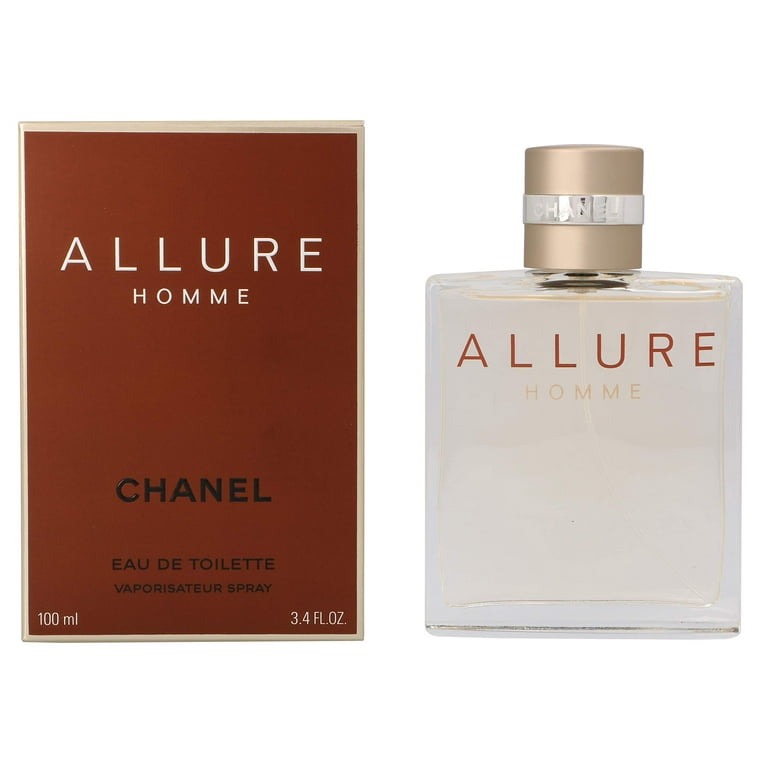 Chanel Allure Eau De Toilette Spray Perfume Cologne, 100ml/3.4oz