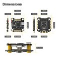 thumbnail image 3 of F405 V3 3-6S 30X30 BMI270 FC y ESC FPV Stack para modelo Dron libre, 3 of 9