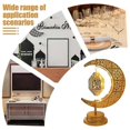 thumbnail image 2 of Eid Decoration Light Lunar Ambiance Lamp Rotatable Lighted Up Celebration Ornament Decorative Middle, 2 of 5