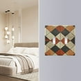 thumbnail image 4 of Yayeee Toggle Light Switch Wall Plate 2-Gang 4.56"x4.48" Decorative Outlet Cover, Checkered Pattern, 4 of 7