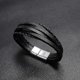 thumbnail image 4 of Pulsera de cuerda de cuero tejida a mano Zorcvens para hombre nueva moda modelo 10493 84196, 4 of 5